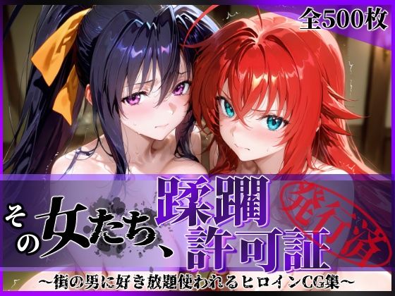 その女たち、蹂躙許可証発行済み -街の男たちに好き放題使われるヒロインCG集- ハ◯スクールD×D編