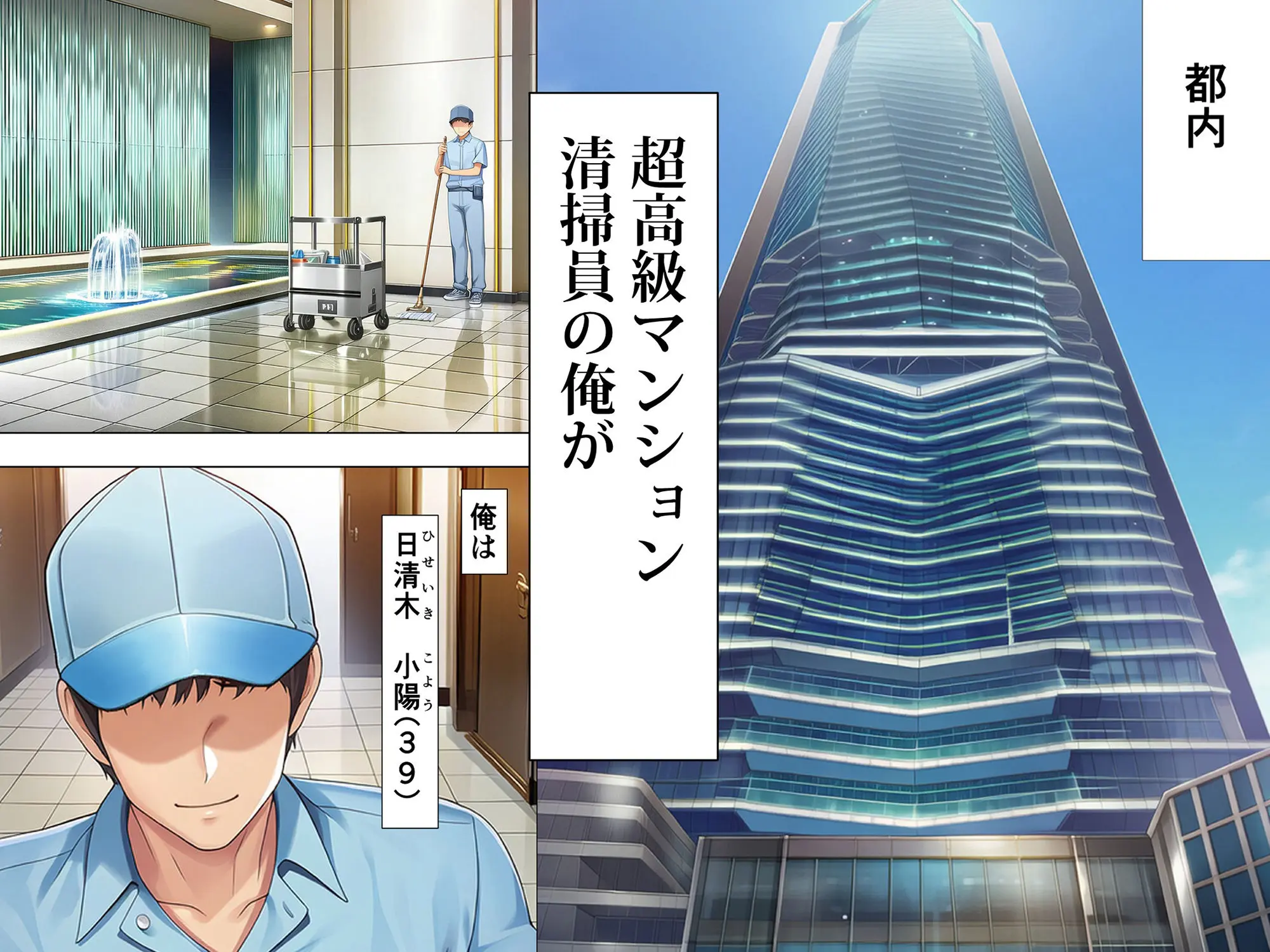 超高級マンション清掃員の俺、仕事ついでにハイスペ美人居住者たちの愚痴を聞いていたら完全合意の中出しハーレム生活を送ってしまう 画像1