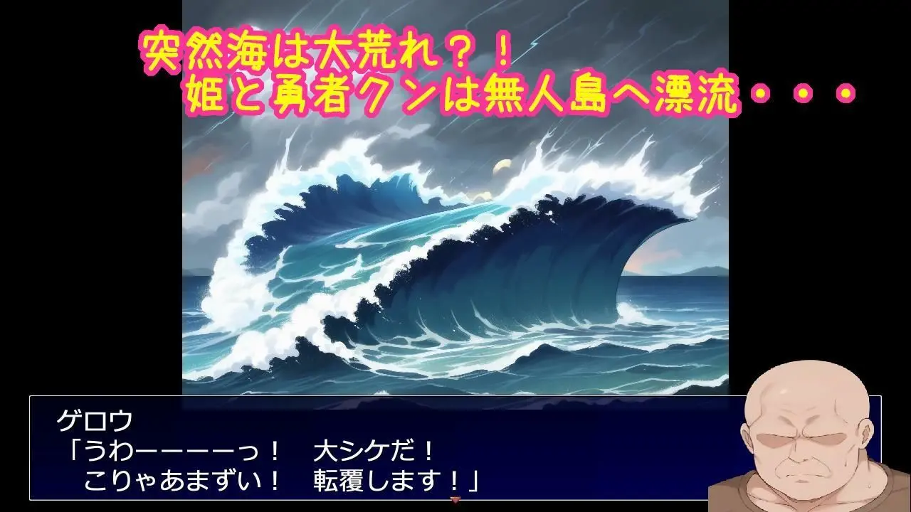 出産しないと出られない島〜両想いで幼馴染な王女様が種付けおじさんと交尾して孕んで産むのを見ているしかできない呪いの島〜 画像4